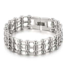 Fashion Cool Chic Style Biker Titanium Men's