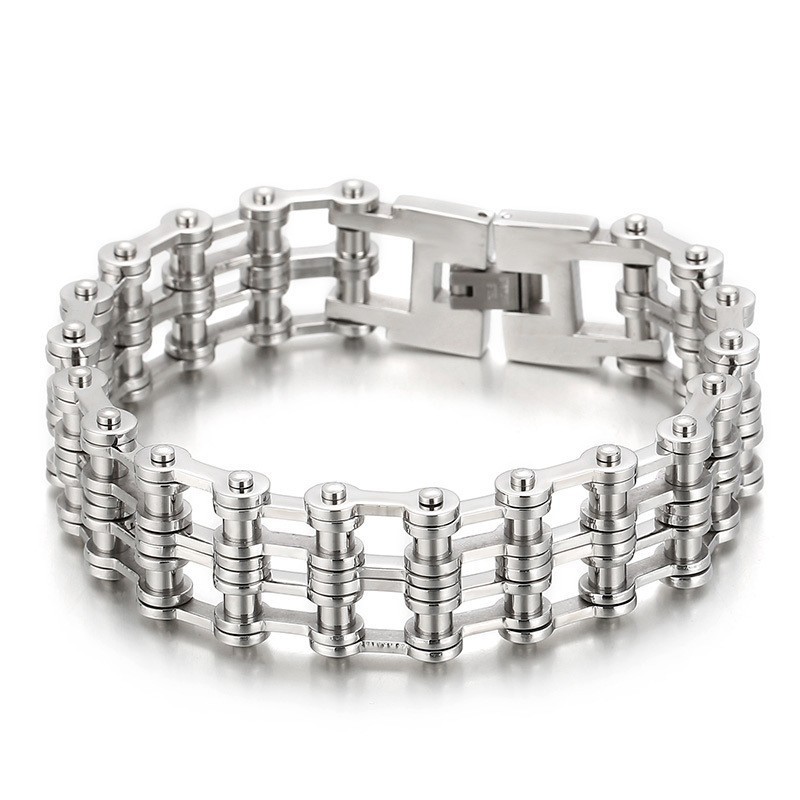Fashion Cool Chic Style Biker Titanium Men's Fashion Cool Chic Style Biker Titanium Men's