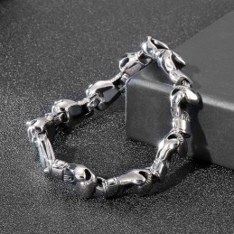 Cool Hip Hop Boxing Men's Titanium Bracelet