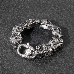 Cool Skull Men's Titanium Bracelet