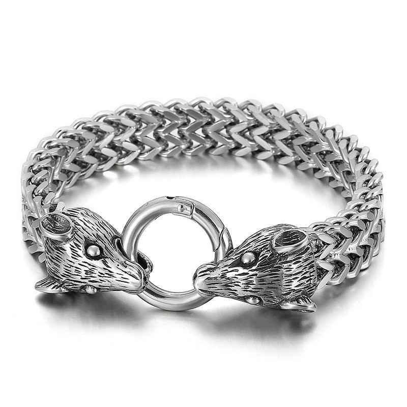 Zodiac Fashion Steel Color Men's Titanium Bracelet Zodiac Fashion Steel Color Men's Titanium Bracelet