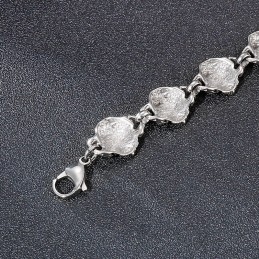 Popular Fashion Skull Head Ghost Head Men's Titanium Bracelet