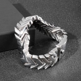 Cool Men's Chic Style Snake Bone Titanium Bracelet For Gifts