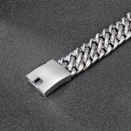 Hip Hop Rock Fashion Cool Men's Titanium Bracelet