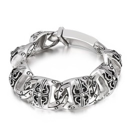 Cool Skull Men's Titanium Bracelet