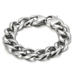 Cool Men's Hip Hop Chic Style Titanium Bracelet