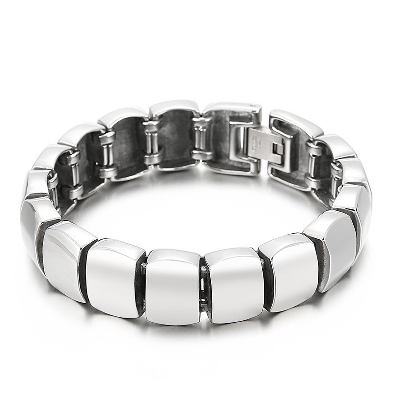 Hip Hop Titanium Casting Bracelet