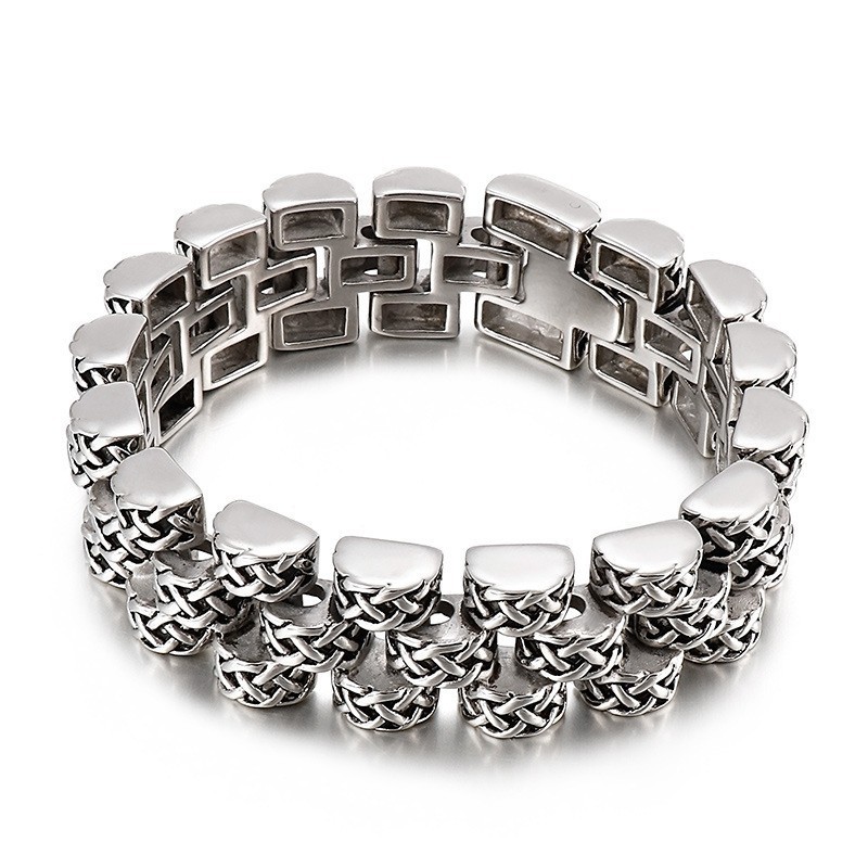 Coarse Cool Men's Titanium Bracelet