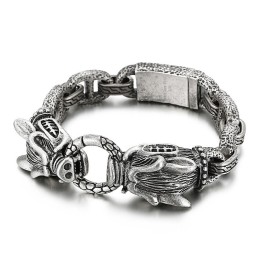 Chic Style Bracelet Titanium Wild Boar Bracelet For Men