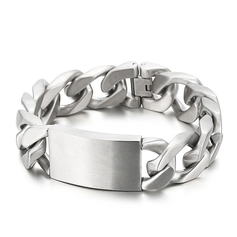 Men's Titanium Bracelets Chic Rock Bracelets Accessories