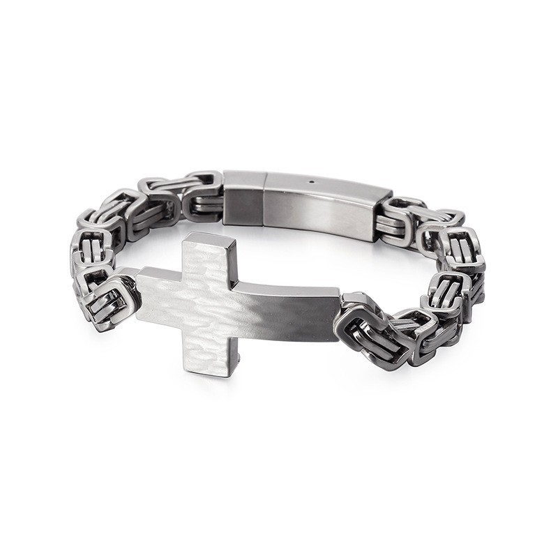 Cross Bend Bracelet Men's Emperor Back Chain Bracelet Cross Bend Bracelet Men's Emperor Back Chain Bracelet