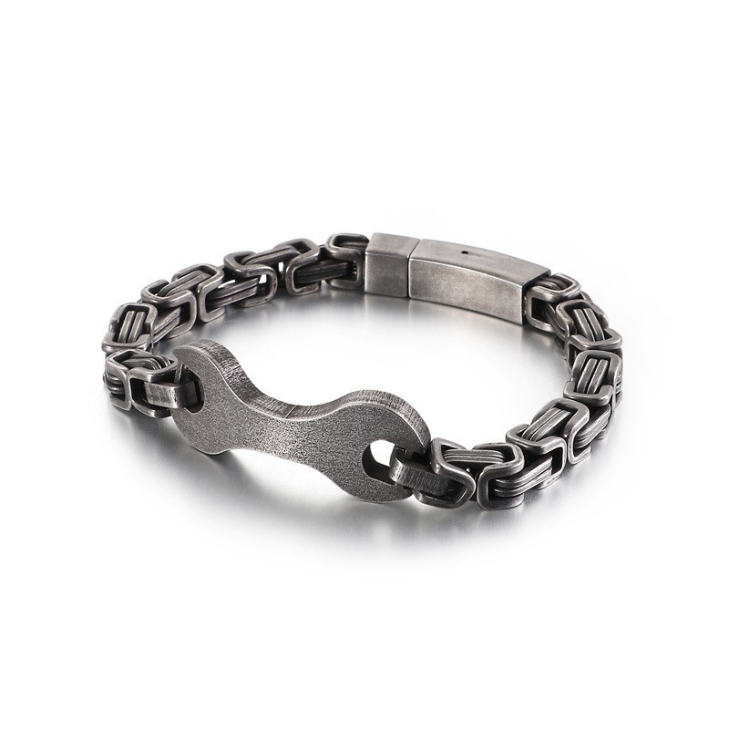 Fashion Tide Men's Titanium Emperor Chain Bracelet Fashion Tide Men's Titanium Emperor Chain Bracelet