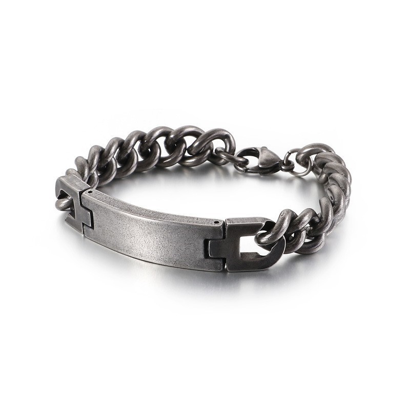 Fashion Bend Men's Titanium Bracelet