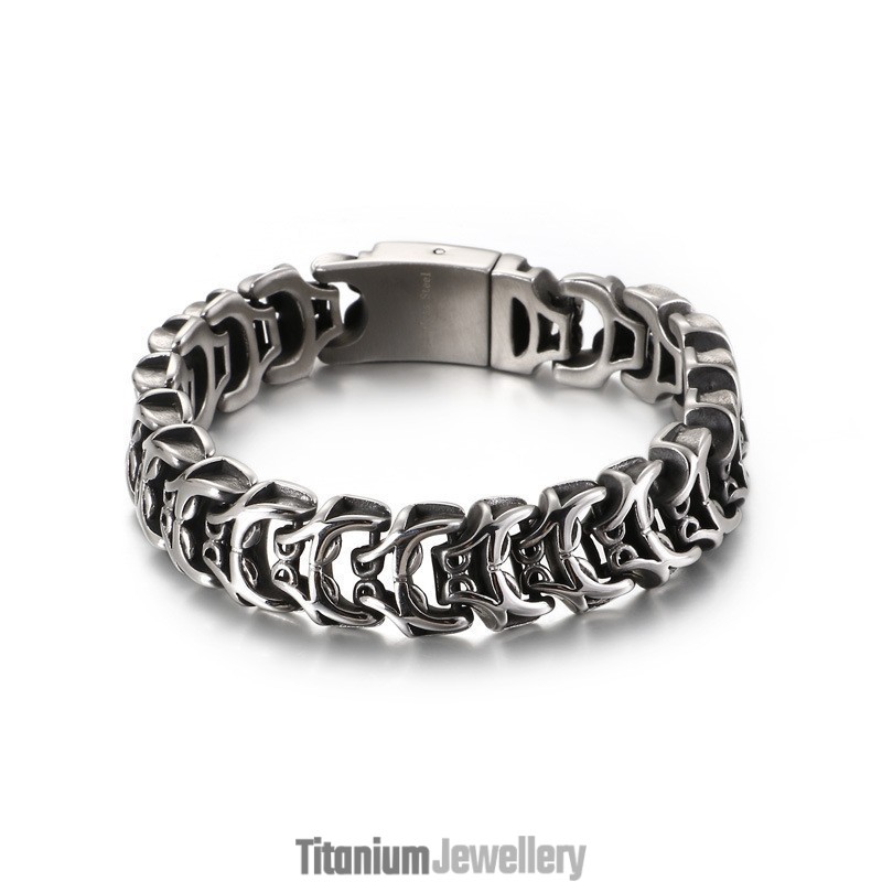 Cool Exaggerated Chic Titanium Bracelet For Men