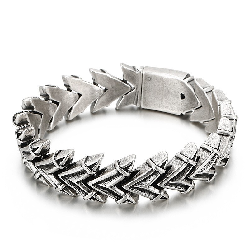 Cool Exaggerated Chic Titanium Bracelet For Men Cool Exaggerated Chic Titanium Bracelet For Men