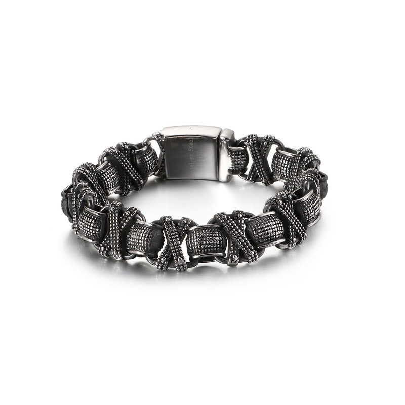 Cool Cross Bracelet Men's Chic Titanium Bracelet Cool Cross Bracelet Men's Chic Titanium Bracelet
