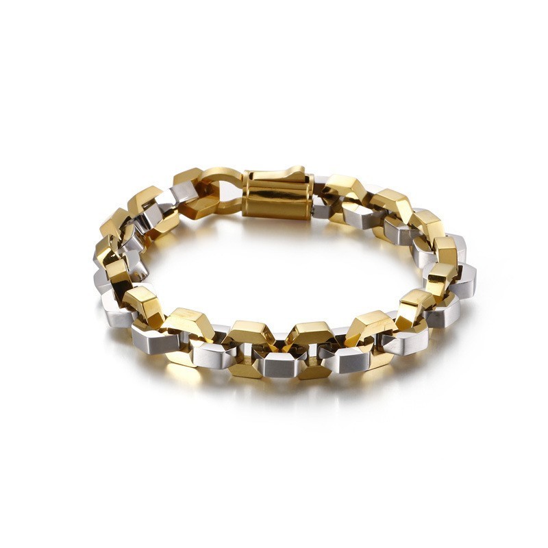 Fashion Bracelet Geometric Men's Titanium Tide Accessories Fashion Bracelet Geometric Men's Titanium Tide Accessories