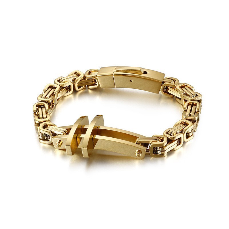 New Men's Titanium Bracelets Classic Cross Bracelets