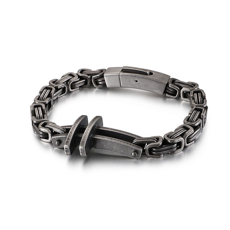 New Men's Titanium Bracelets Classic Cross Bracelets New Men's Titanium Bracelets Classic Cross Bracelets
