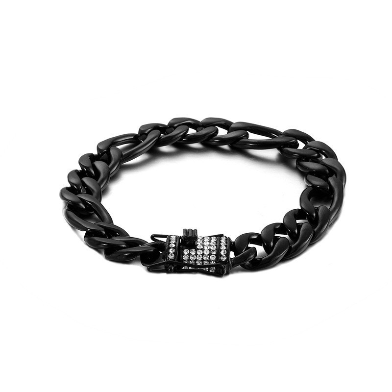 Men's Fashion Black Titanium Bracelet Men's Fashion Black Titanium Bracelet