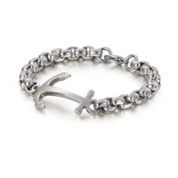Fashion Boat Anchor Titanium Bracelet For Sale
