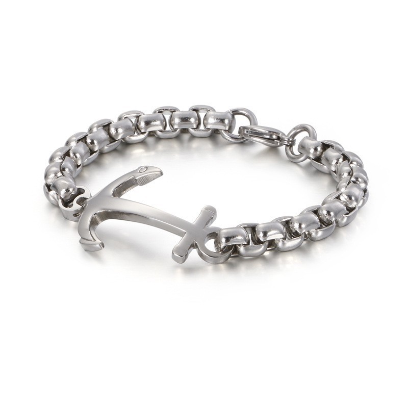 Fashion Boat Anchor Titanium Bracelet For Sale Fashion Boat Anchor Titanium Bracelet For Sale