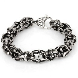 Cross Titanium Bracelet For Men
