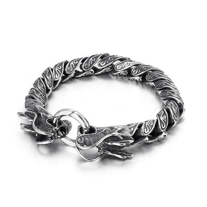 Retro Cool Double Tap Men's Titanium Bracelet