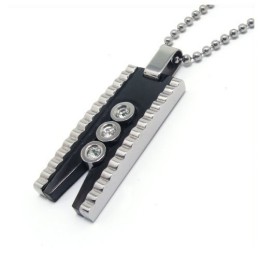 Fashion Gift Titanium Diamond Necklace Pendant