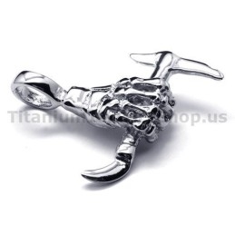 Pure Titanium Hand Bone Design Pendant With Hatchet - Free Chain