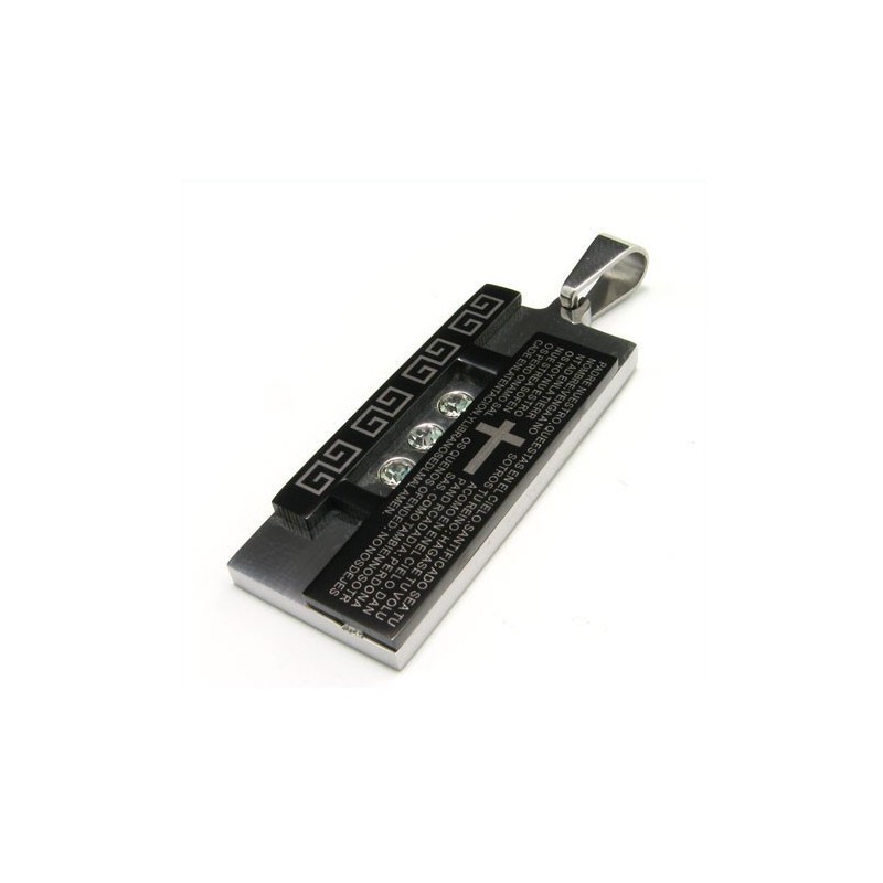 Fashion Black Titanium Diamond Necklace Pendant Fashion Black Titanium Diamond Necklace Pendant
