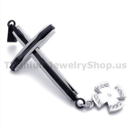 Separable Cross Titanium Pendant - Free Chain