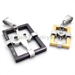 Titanium Lovers Pendants-Free Chains