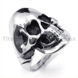 Titanium Skull Ring