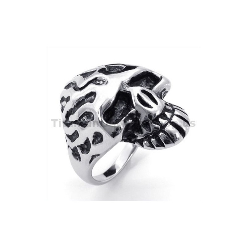 Titanium Skull Ring