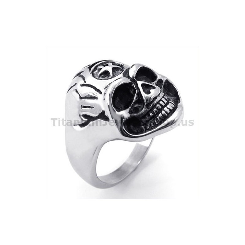 Titanium Skull Ring