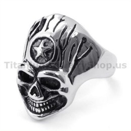Titanium Skull Ring