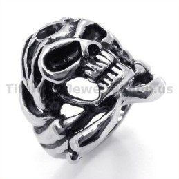 Titanium Skull Ring