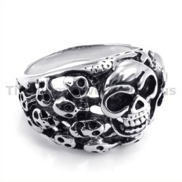Skull Titanium Ring
