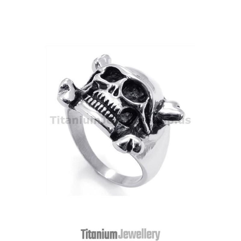 Skull Titanium Ring