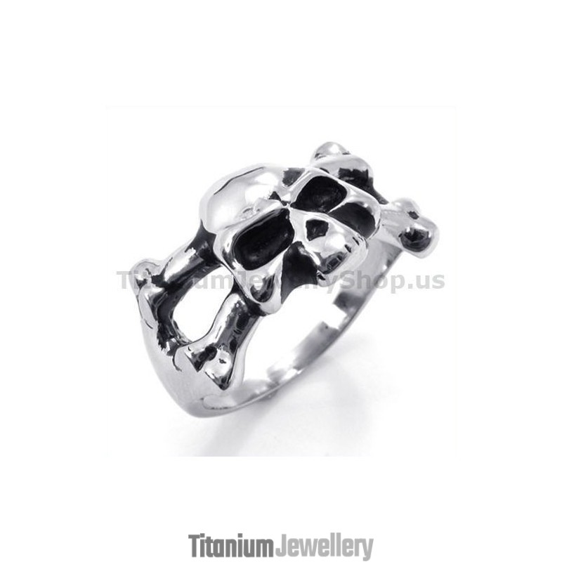 Skull Titanium Ring