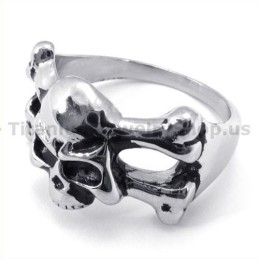 Skull Titanium Ring