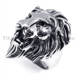 Lion Titanium Ring