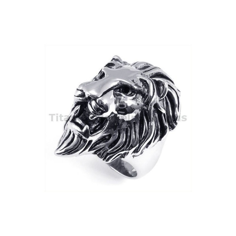 Lion Titanium Ring