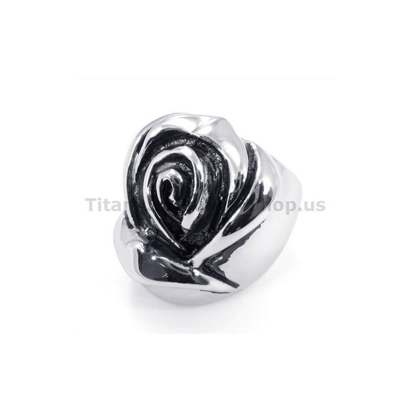 Flower Titanium Ring