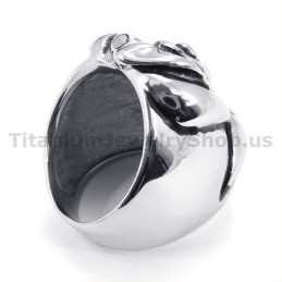 Flower Titanium Ring