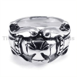 Cross Titanium Ring