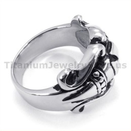 Cross Titanium Ring