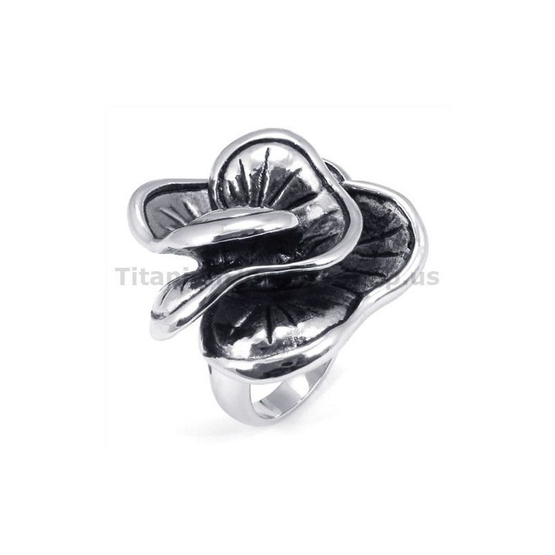 Flower Titanium Ring Flower Titanium Ring