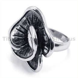 Flower Titanium Ring